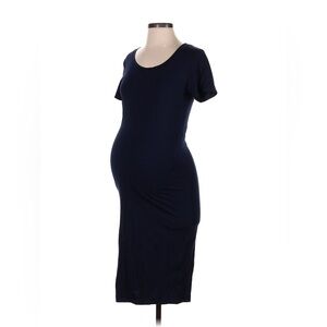 Storq Super Soft Maternity, Postpartum and Nursing dress - Navy Blue